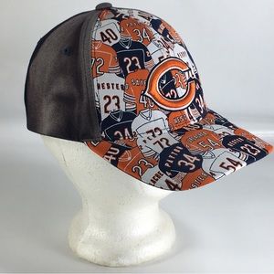 Chicago Bears REEBOK All Time Greats Uniforms Print Strapback Hat (Please Read)